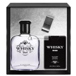   Evaflor Whisky Black Eau De Toilette Spray Set - 100ml a 20ml