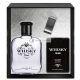 Evaflor Whisky Black Eau De Toilette Spray Set - 100ml a 20ml