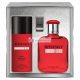Evaflor Whisky Red Eau De Toilette Spray a deodorant spray súprava, 100ml, 150ml