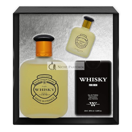 Evaflorparis Whisky pre mužov darčeková sada Eau de Toilette, 520g