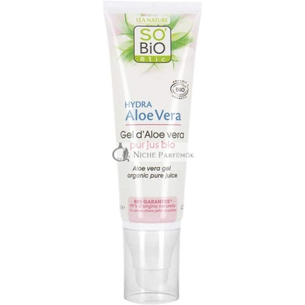 SO'BiO étic Organický číry džús Hypoalergénny gél s Aloe Vera, 125 ml