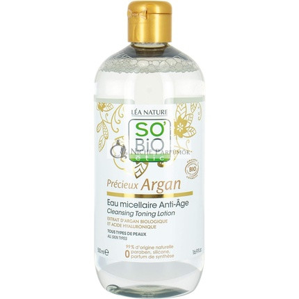 SO'BiO étic Précieux Argan Cosmebio Čistiaca tonizačná emulzia