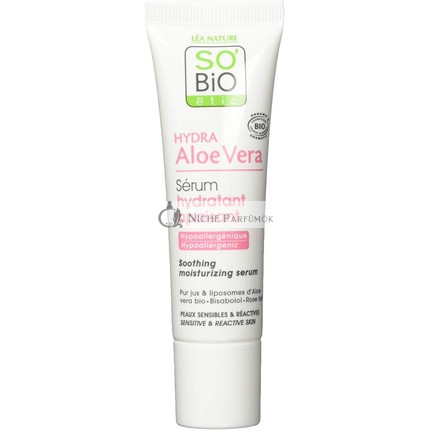 So'bio Etic hydratačné bisabolol aloe sérum, 30ml - Bio čierny štandard