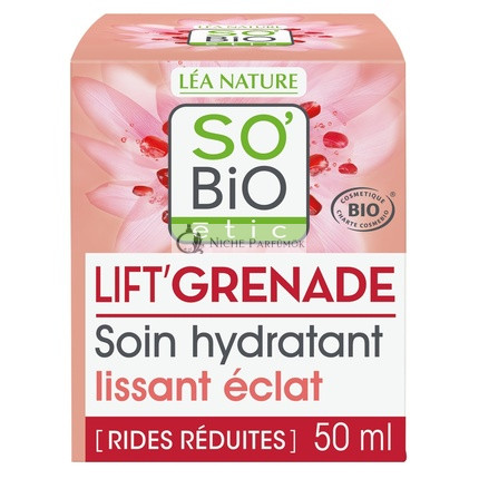 Sobio Etic Hydratačný a vyhladzujúci krém na tvár s organickou granátovým jablkom - 50 ml