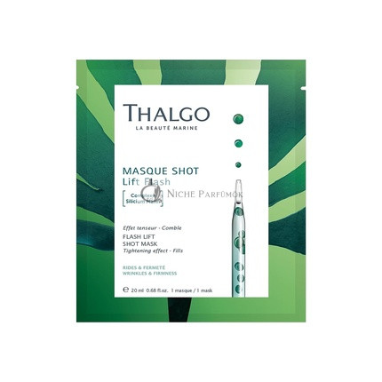 THALGO Morská starostlivosť Blesková zdvíhacia maska s morským silikónom a cukrom z rias 1 maska 20ml