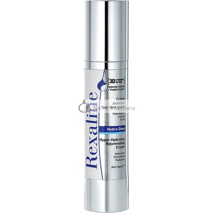 Rexaline Hydra-Dose Optimálna Hydratačná Anti-Aging Krém s Hyalurónovou Kyselinou, 50 ml