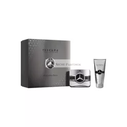  Mercedes-Benz Sign Your Attitude pre mužov, 2-dielna darčeková sada, 100ml EDP sprej, 80ml sprchový gél