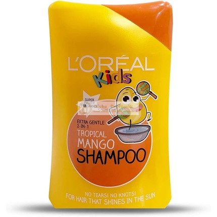 L'Oreal Kids Extra Jemný 2-V-1 Tropická Mango Šampón, 250ml