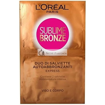 L'Oreal Sublime Bronze Samoopažujúce Utierky 72 Kusov