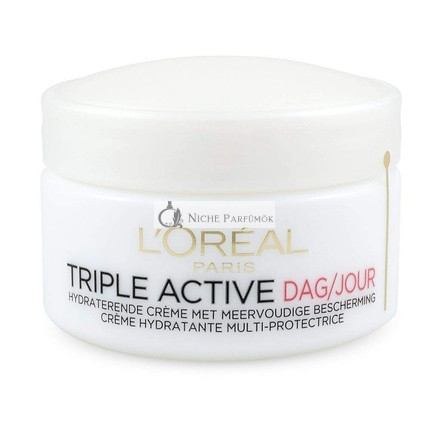 L'Oréal Paris Triple Active Denný Krém na Suchú Pokožku, 50ml