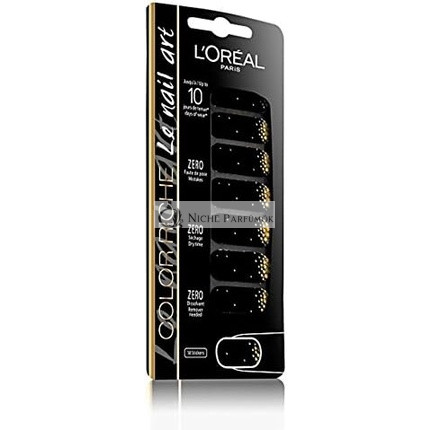L’Oréal Color Riche Le Nail Art 18 Nálepky - 009 Zlatý Púder, 15ml