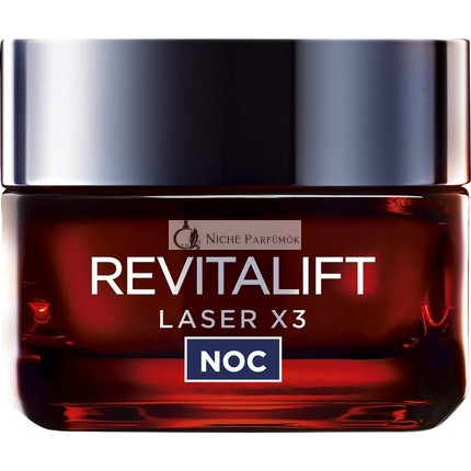 L'OREAL Revitalift Laser X3 Anti-Age Krémová Maska Regeneračná Terapia na Noc, 50ml