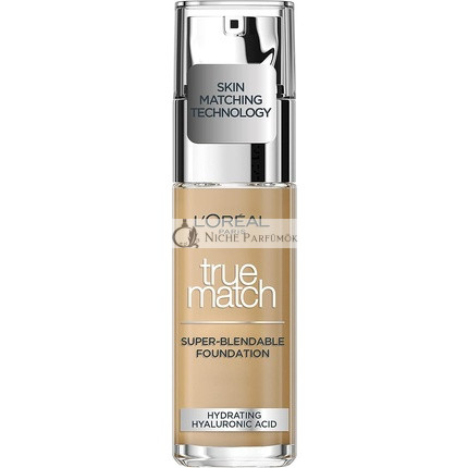 L'Oreal Paris True Match Tekutý Make-Up Starostlivosť o Pleť s Hyalurónovou Kyselinou SPF 17 30ml 6N Med