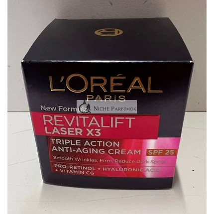 L'Oréal Revitalift Laser X3 Krém proti vráskam SPF25, 50ml