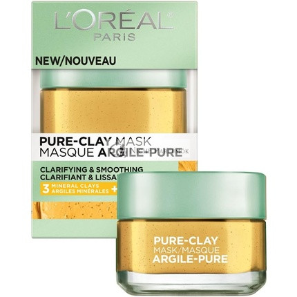 L'Oreal Paris Starostlivosť o pleť Čistá hlinená maska na čistenie a vyhladenie, 48g