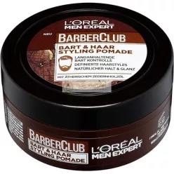   L'Oréal Paris Men Expert Pomáda na Barz a Vosk na Vlasy Prírodný Efekt Barber Club Pomáda na Účes 75ml