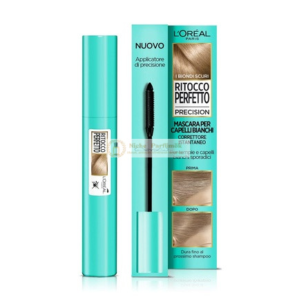 L'Oréal Paris Maskara na Skrytie Bieleho Vlasu 4 Tmavý Blond 8ml