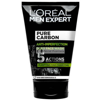 L'Oreal Paris Men Expert Pure Carbon Denné čistiace mlieko - 100 ml