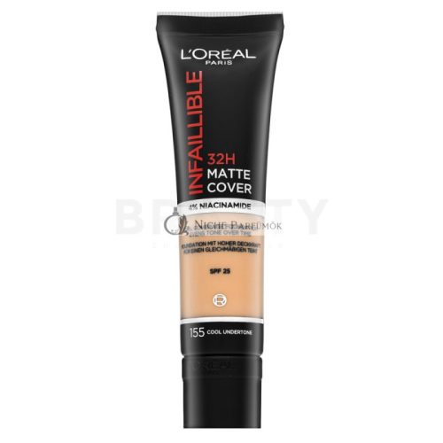 L´Oréal Paris Infaillible 32H Matte Cover dlhotrvajúci make-up pre matný efekt 155 30 ml