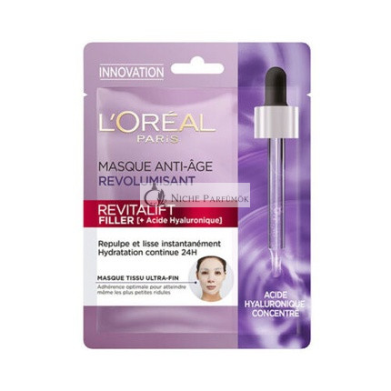 L'Oreal Paris Skin Expert Revitalift Filler Hyaluronová Kyselina Tkaninová Maska