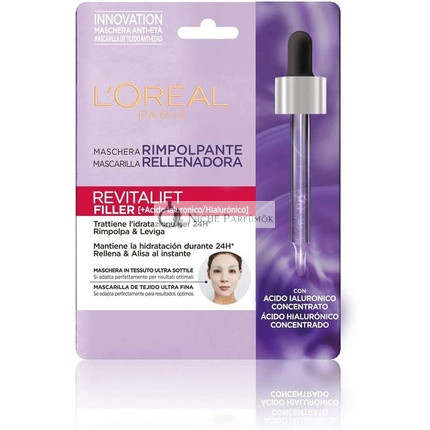 L'Oréal Paris Plumping Revitalift Filler Textilová Maska, 30g
