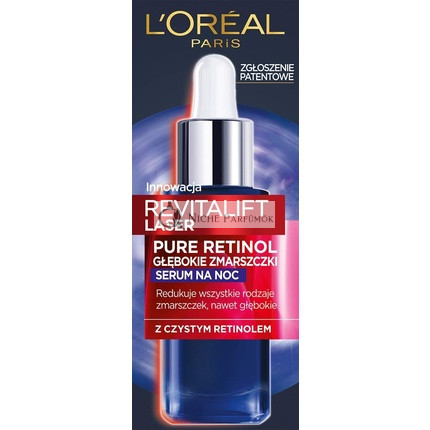 L'Oreal Paris Čistý Retinol Hlboké Ráncové Sérum Na Noc, 30ml