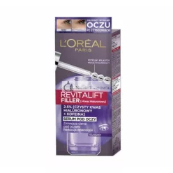   L'Oreal Revitalift Filler Proti vráskam Očný sérum s Hyalurónovou kyselinou, 20ml