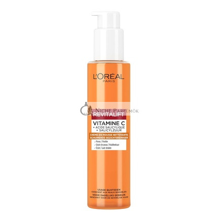 L'Oréal Paris Revitalift Klinická Penová Čistiaca Krem s Vitamínom C a Kyselinou Salicylovou, 150ml
