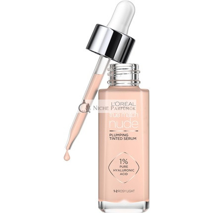 L'Oréal Paris True Match Tónovaný sérum s 1% hyalurónovou kyselinou 30ml odtieň 1-2 Róžové svetlo