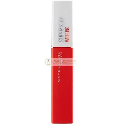 Maybelline Superstay Matte Ink Dlhodobý Tekutý Rúž, Oranžovo Červený, 12 Hodinová Výdrž, 25 Heroine