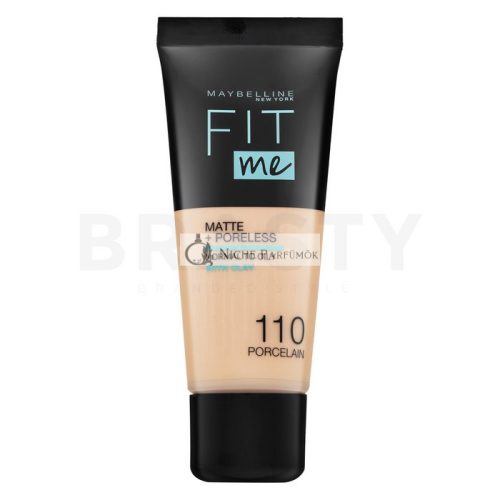 Maybelline Fit Me! Foundation Matte + Poreless tekutý make-up so zmatňujúcim účinkom 110 Porcelain 30 ml