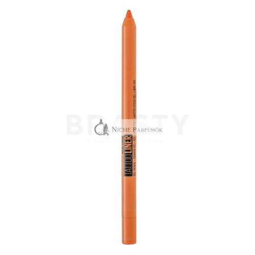 Maybelline Tattoo Liner Gel Pencil ceruzka na oči s gélovým efektom 303 Orange Flash 1,3 g