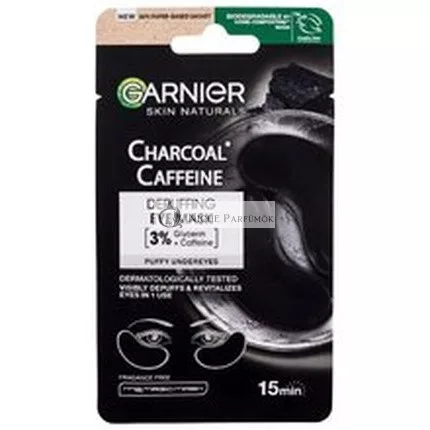 Charcoal Caffeine Depuffing Eye Mask, 15 ml