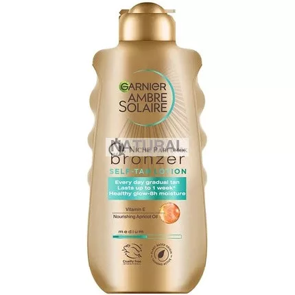Garnier Ambre Solaire Prírodný bronzér na samoopaľovanie s marhuľovým olejom a vitamínom E, 200ml