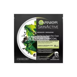 Garnier - Tkaninová maska Čierne čisté uhlie