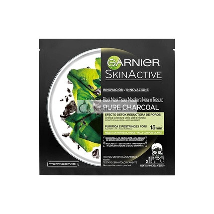 Garnier - Tkaninová maska Čierne čisté uhlie