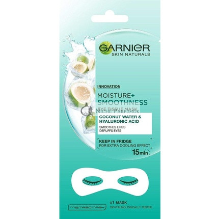 Garnier Skin Naturals Inovácie Hydratačná Hladkosť Očný Tkaninový Maska, 6g