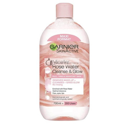 Garnier Micelárna Ružová Voda pre Citlivú a Matnú Pleť, 700ml