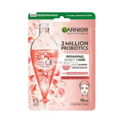 Garnier Skin Naturals Regenerujúca Maska na Tvár s Probiotikami, 22 g