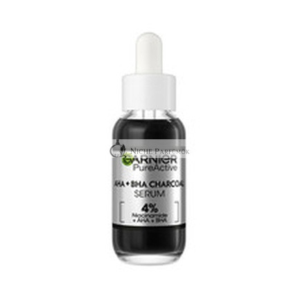 Garnier Pure Active AHA BHA Aktívne Uhlie Sérum 30ml