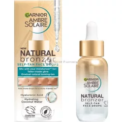   Garnier Ambre Solaire Natural Bronzer samoopaľovacie kvapky na tvár 30ml