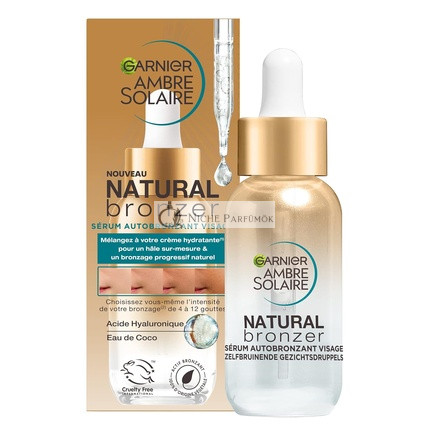 Garnier Ambre Solaire Sérum na tvár pre samoopaľovanie - Hydratačné - Prírodný bronzér - 30ml