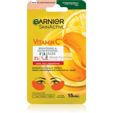 Garnier Očné tkanivové masky Vitamín C