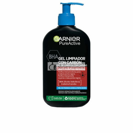 Garnier Pure Active Aktívny Uhlíkový Čistiaci Gél na Tvár, 250ml