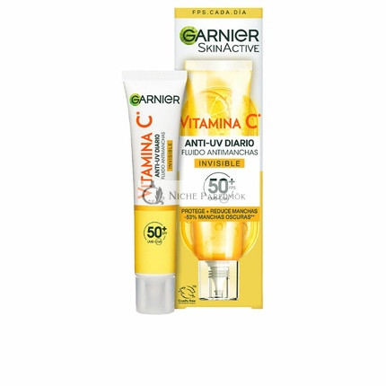 Garnier Hydratačný Fluid s Vitamínom C - Neviditeľná, Ochrana pred Škvrnami, 40ml
