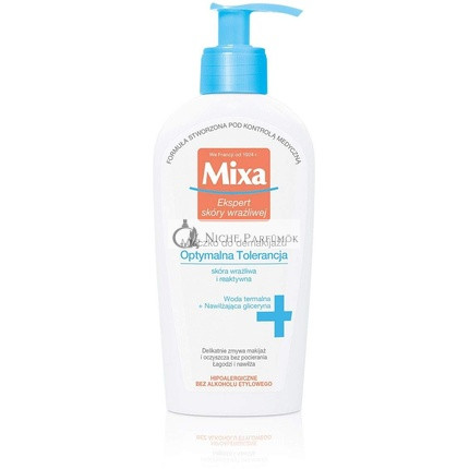 Mixa Odličovací Mlieko Optimálna Tolerancia Ľahká Emulzia pre Citlivú Pokožku 200ml