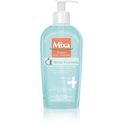 Mixa Čistiaci gél pre citlivú pleť na mastnú pleť