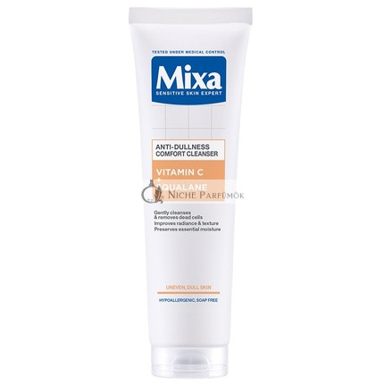Mixalab Radian Comfort Gél na umývanie tváre proti zafarbeniu s vitamínom C a squalanom, 150ml