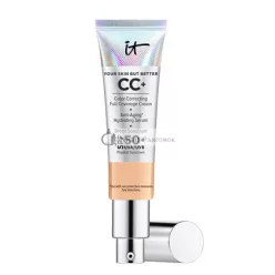   IT Cosmetics Your Skin But Better CC+ Krém, Neutrálna Stredná Farba Korekčného Krému, 30ml