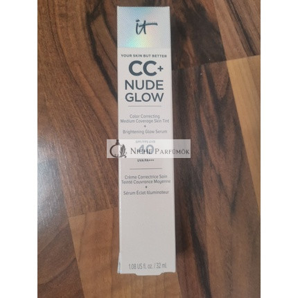 It Cosmetics CC+ Nude Glow Tónovací Sérum Základ s Ošetrujúcim Účinkom Svetlo-Stredný 32ml